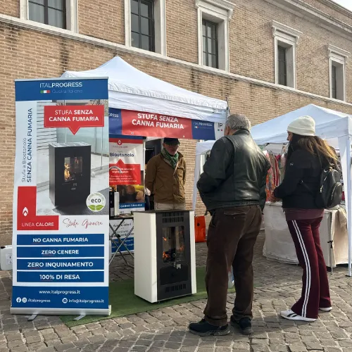 lastufasenzacannafumaria-fiera La stufa senza canna fumaria in fiera